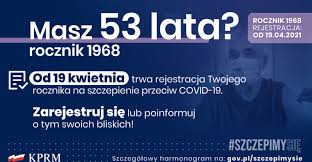 Rejestracja na szczepienia przeciwko koronawirusowi jest dostępna dla osób mających 70 i więcej lat. W Poniedzialek Ruszyla Rejestracja Na Szczepienia Przeciw Covid 19 Dla Rocznika 1968 Podkarpacki Urzad Wojewodzki W Rzeszowie