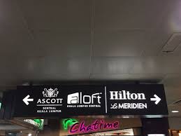 Usually this facility is available round the clock but 2 hrs before the departure time but nothing is mentioned about how early you could. Location Sign At Kl Sentral Picture Of Le Meridien Kuala Lumpur Tripadvisor