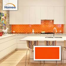 I do my best to cover it up with my cutting boards and try to forget it's there. Orange Brick Pattern Mosaic Tile Kitchen Backsplash Subway Mosaic Tile China Building Material Hardwood Flooring Made In China Com