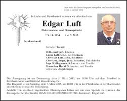 Jun 25, 2021 · christina luft versetzt ihre fans in große sorge: Traueranzeigen Von Edgar Luft Mittelbayerische Trauer