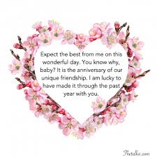 Heart Touching Anniversary Messages For Girlfriend In a nutshell, your little darling is now ready for fun learning activities. heart touching anniversary messages for
