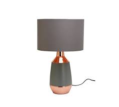 Buy Argos Home Pluto Table Lamp Grey Copper Table Lamps Argos Lamp Lamps Tablelamp Tablelamps Deskla Grey Table Lamps Copper Table Lamp Argos Home