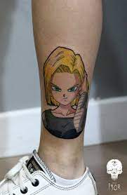 If you have other recommendations, feel free to drop them in the comment section below. NÂº 18 From Dbz Series Artofigor Tumblr Com Instagram Com Artofigor Facebook Com Artofigor Dbz Tattoo Dragon Ball Tattoo Z Tattoo