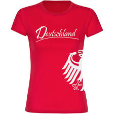 Maybe you would like to learn more about one of these? Damen T Shirt Deutschland Trikot Adler Seitlich Rot Grosse S 2xl Fanshirt Fanartikel Fanshop Trikot Fussball Em Wm Germany Multifanshop De