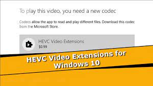 Hevc is a type of video codec format used for video encoding. How To Download The Free Hevc H 265 Video Extensions On Windows 10