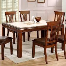 Having a ceramic, porcelain, or granite material inlaid in your table means you do not need to use a table pad or place mats to protect the surface. Tile Top Kitchen Table Set Off 53