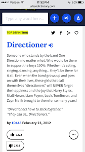 Urban Dictionary Meaning For Directioner Urban Dictionary Dictionary Meaning Words
