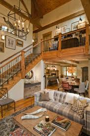 Living Room Great Room Mountain Home Rustic Eclectic Plaid Artwork Gallery Wall Art Accessories Cabin Style Homes Home Home Interior Design