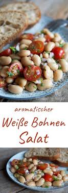Aromatischer Weisse Riesenbohnen Salat Mit Tomaten Und Minze Rezept Rezepte Bohnensalat Salat