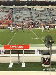 scott stadium section 126 home of virginia cavaliers