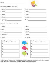 Quiz or practice worksheet that reviews concepts of synonyms, antonyms, and homophones. Synonyms And Antonyms Synonyms And Antonyms Antonyms Worksheet Synonym Worksheet