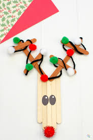 Download Craft Stick Reindeer Ornament Arty Crafty Kids PSD Mockup Templates