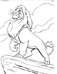 Lion King Coloring Pages Coloring Pages For Kids Lion Coloring Pages Disney Coloring Pages Coloring Pages For Boys