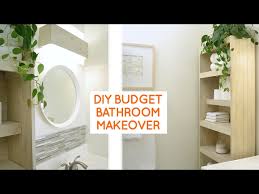 Not only does it make the room feel cozier, it. Diy Small Bathroom Remodel Budget Bathroom Ideas Youtube