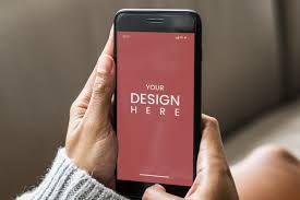 Woman Listening To Music Through The Phone Mockup Phone Mockup Phone Listening To Music