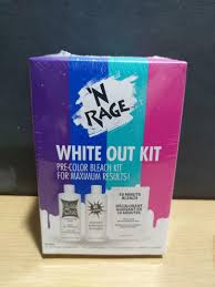 Bleach kit (buy 2 for thick hair or if your hair is longer than shoulder length). Nrage White Out Hair Bleach Kit Beauty Personal Care Bath Body Hair Removal On Carousell