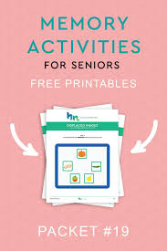 Free Worksheets Landing Page Happyneuron Pro In 2020 Memory Activities Cognitive Activities Senior Activities