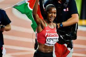 Faith kipyegon of team kenya wins the gold medal during the women's 1500 metres final on day fourteen of the tokyo 2020 olympic games at olympic stadium on august 06, 2021 in tokyo, japan. Faith Kipyegon Wikipedia