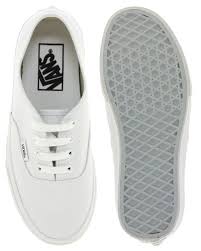 Free shipping & exchanges, and a 100% price guarantee! Vans Authentic Classic White Lace Up Trainers Lyst