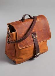Made In Usa Billy Reid Vintage Leather Bag Leather Messenger Leather