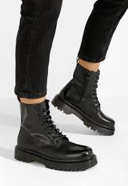 Anfibi donna Ricky nero Zapatos