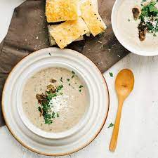 Cooking In A Hotel Creamy Mushroom Soup Creamy Mushroom Soup Thermomix Soup Thermomix Recipes