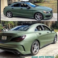 Maybe you would like to learn more about one of these? Mercedes Benz Wrapped In Matte Military Green Vinyl