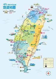 taiwan cycling route cycling route no 1 map pdf map bike trips cycling route