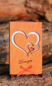 Love Cards Wood Anniversary Card Valentine Day Gift 5 Year Etsy Love Cards Diy Gifts For Boyfriend Valentines Cards