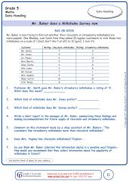 worksheet grade 5 math data handling grade 5 math worksheets free math worksheets math fact worksheets