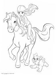 Get inspired by our community of talented artists. Mia Riding A Horse Coloring Page Coloring Pages Printable Com