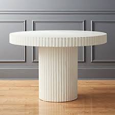 Fuze Ivory White Stone Dining Table Reviews Cb2 Stone Dining Table Furniture Diy Furniture Bedroom