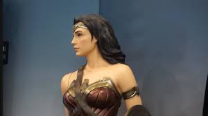 Statue of Wonder Woman life size at Romi... | Stock Video | Pond5