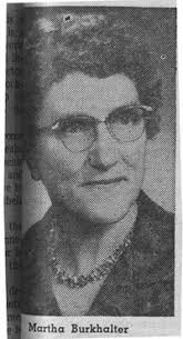 Burkhalter, Martha Rose (1889-1965)