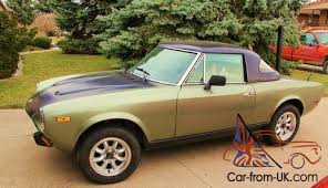 **figure based on a stock 1980 fiat 2000 valued at $12,000 with oh rates with $100/300k liability/um/uim limits. 1980 Fiat Spider 124 Convertible
