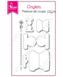 Sandwich the card making dies and your paper within two cutting pads. Cutting Die Scrapbooking Card Making Tabs