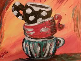 Maybe you would like to learn more about one of these? Stacked Cups Paintings Fine Art America
