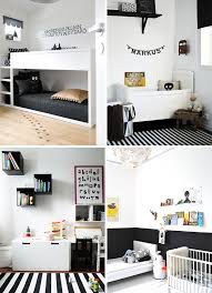 Monochrome Black And White Kids Room Yellow White Kids Room Kids Room Interior Design Monochrome Kids Room