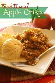 Traditional Apple Crisp Favorite Family Recipes Recipes Apple Crisp Recipes Apple Crisp