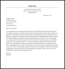An example of a cover letter for a medical assistant. Professional Dispatcher Cover Letter Sample Writing Guide Resume Now
