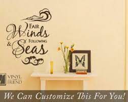 Those of you who have served with our american maritime services fully recognize the saying, fair winds and following seas. it is normally reserved for those who are departing as a blessing for safe travels. Fair Winds And Following Seas Etsy