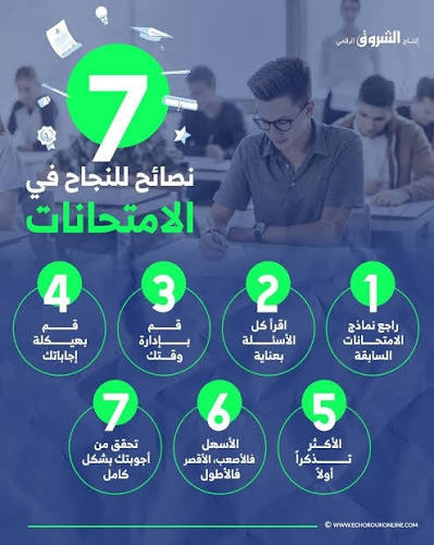📚✨ طريق النجاح يبدأ بالمذاكرة المنظمة ✨📚 النوم الجيد وتجنب السهر يساعدان  العقل على التركيز والحفظ بشكل أفضل، كما أن الجلسة الصحيحة أثناء الدراسة  تمنح راحة وتقلل التعب. ومن أهم أسرار النجاح
