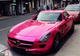 A Pink Mercedes Benz Sls Amg Auto Car Looking To Make It Big Like Oprah And Create Like Gates Draw Them In Like Hot Pink Cars Mercedes Benz Sls Sport Cars