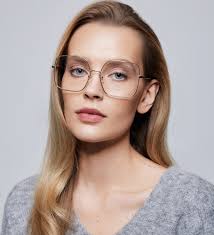 Reading Glasses Oversized Clear Clear Glasses Womens Billie Gold Large,  Metal Reading Glasses For Women GLAS