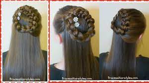 Side Braided Wreath Or Halo Braid Hairstyle Hairstyles For Girls Princess Hairstyles Hair Styles Braided Hairstyles For Wedding Womens Hairstyles