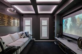 Under $250 budget projector bedroom setup! 75 Beautiful Small Living Space With A Projector Screen Pictures Ideas July 2021 Houzz