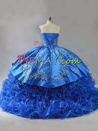 Morilee damas satin dress 9575 $199 quickview. Royal Blue Fabric With Rolling Flowers Sweetheart Ball Gown Quinceanera Dress With Gold Embroidery