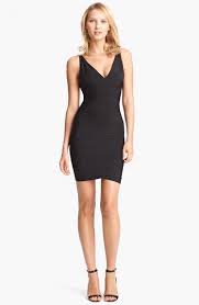 Herve Leger V Neck Bandage Dress Nordstrom Bandage Dress Herve Leger Dresses