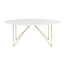 Esstisch Fur 4 6 Personen Aus Weissem Marmor Und Goldfarbenem Eisen L200 Izmir Table A Manger Marbre Table A Manger Marbre Blanc