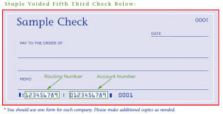 To upload a void cheque to lending loop, please take one of your existing cheque's and write void across the cheque. Free Fifth Third 5 3 Bank Direct Deposit Authorization Form Pdf